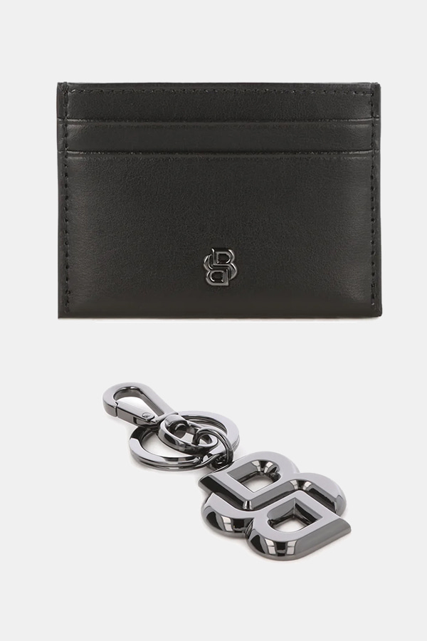 ΣΕΤ ΘΗΚΗ ΚΑΡΤΩΝ ΚΑΙ ΜΠΡΕΛΟΚ BOSS - 001 ΜΑΥΡΟ